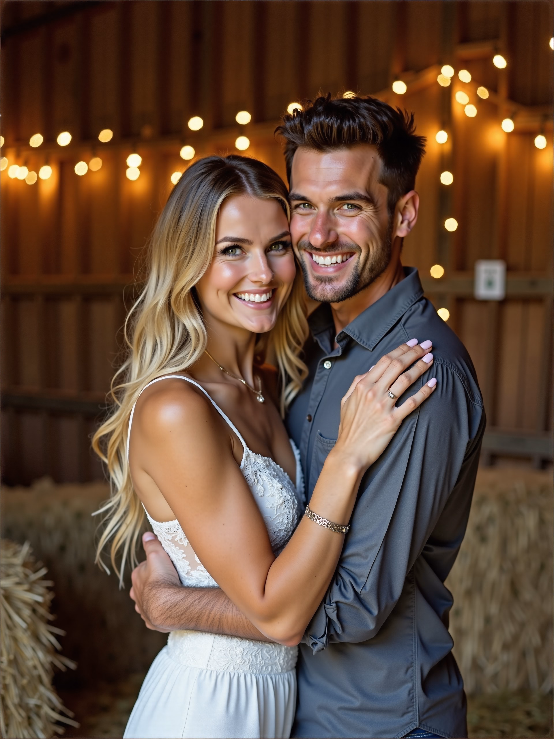 Romantic AI couple photo generated from selfies with the AI couple photo generator